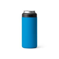 YETI Rambler 1 can Big Wave Blue BPA Free Slim Can Insulator