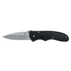 Gerber Black High Carbon Stainless Steel 7.13 in. Fast Draw Folding Knife