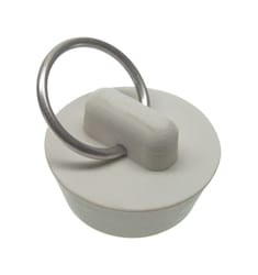 Danco 1 in. White Rubber Sink Stopper