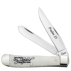 Case Natural Stainless Steel 5 in. Trapper Knife