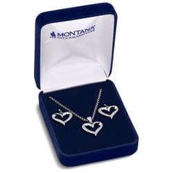 Montana Silversmiths Women's Divine Affection Heart Silver Jewelry Sets