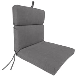 Jordan Manufacturing Gray Polyester Chair Cushion 4 in. H X 22 in. W X 44 in. L