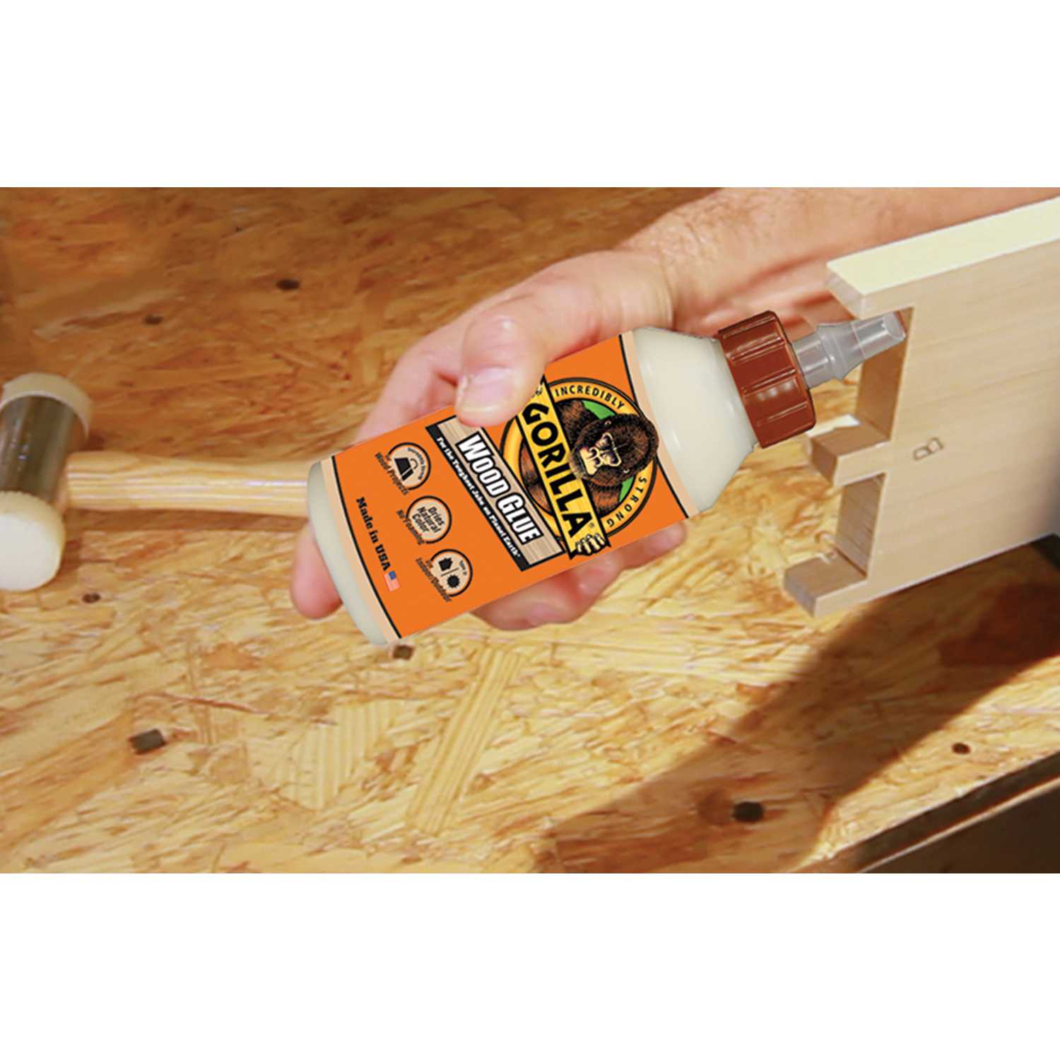 Gorilla Light Tan Wood Glue 8 oz. Ace Hardware