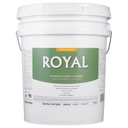 Royal Semi-Gloss Tint Base Neutral Base Paint Exterior 5 gal