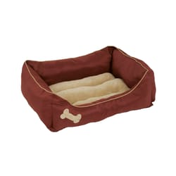Petmate Aspen Pet Assorted Polyester Pet Bed 8 in. H X 25 in. W X 21 in. L