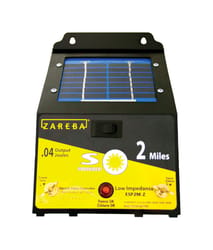 Zareba 4 V Solar-Powered Low Impedance Fence Energizer 2 mi. Black