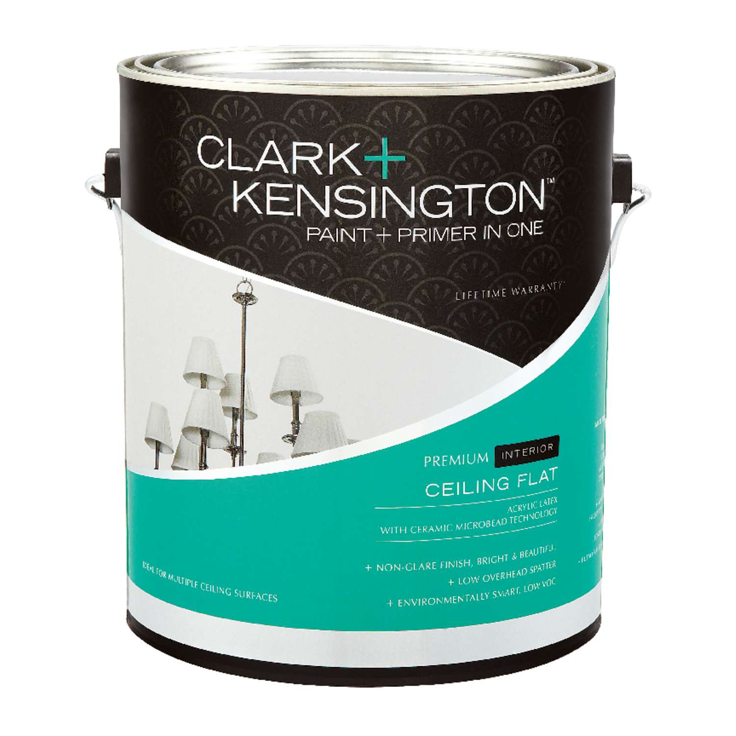 Clark Kensington Ace Flat White Acrylic Latex Ceiling Paint And