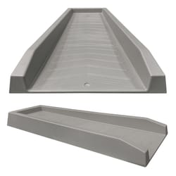 Master Mark 2.25 in. H X 11 in. W X 24 in. L Gray Plastic Splash Block
