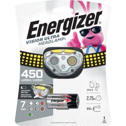 Energizer 450 lm Black/Yellow LED Headlight AAA Battery