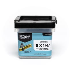 Big Timber No. 6 Sizes X 1 5/8 in. L Phillips Coarse Drywall Screws 1 lb 222 pk