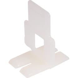 QEP Lash 1/8 in. H X 1/16 in. W Plastic Tile Spacer Clips 100 pk