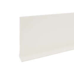 M-D BUILDING PRODUCTS 4 in. H X 0.08 in. W X 20 ft. L Self-Stick Almond Vinyl Wall Base