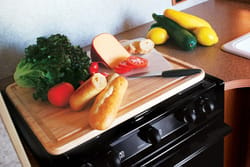 Camco 17 in. L X 19.5 in. W X 0.75 in. Hardwood RV Stove Topper/Cutting Board