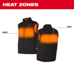 Milwaukee M12 XL Sleeveless Men's Full-Zip Heated Vest (Vest Only) Black