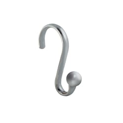 Cannon Metal S Hook Brushed Nickel Shower Curtain Hooks