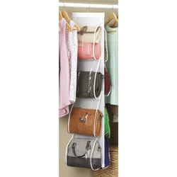 Whitmor 48 in. H X 12 in. W X .05 in. L Plastic Purse Organizer