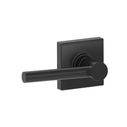 Schlage J Series Broadway/Collins Matte Black Passage Lever Right or Left Handed