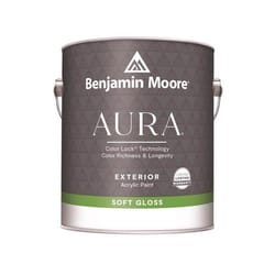 Benjamin Moore Aura Exterior Soft Gloss White Paint Exterior 1 gal
