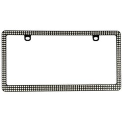 Custom Accessories Black Metal License Plate Frame