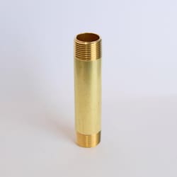 ATC 3/4 in. MPT X 3/4 in. D MPT Yellow Brass Nipple 4-1/2 in. L