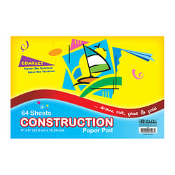 6 x 9 Construction Paper Pad (64 sheets)