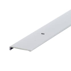 M-D BUILDING PRODUCTS 0.2 in. H X 1 in. W X 96 in. L Satin Clear Clear Aluminum Molding