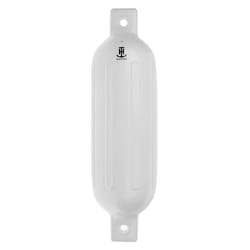 T-H Marine Boating Essentials White PVC Boat Fender