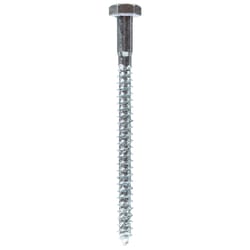 HILLMAN 1/4 in. X 3-1/2 in. L Hex Zinc-Plated Steel Lag Screw 100 pk