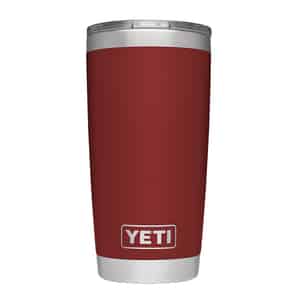 YETI  Rambler  Brick Red  Stainless Steel  Double Wall Tumbler  BPA Free 20 oz. 