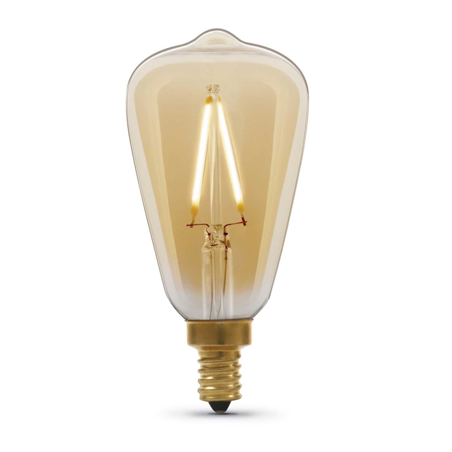 FEIT Electric ST15 E12 (Candelabra) LED Bulb Amber Soft White 25 Watt