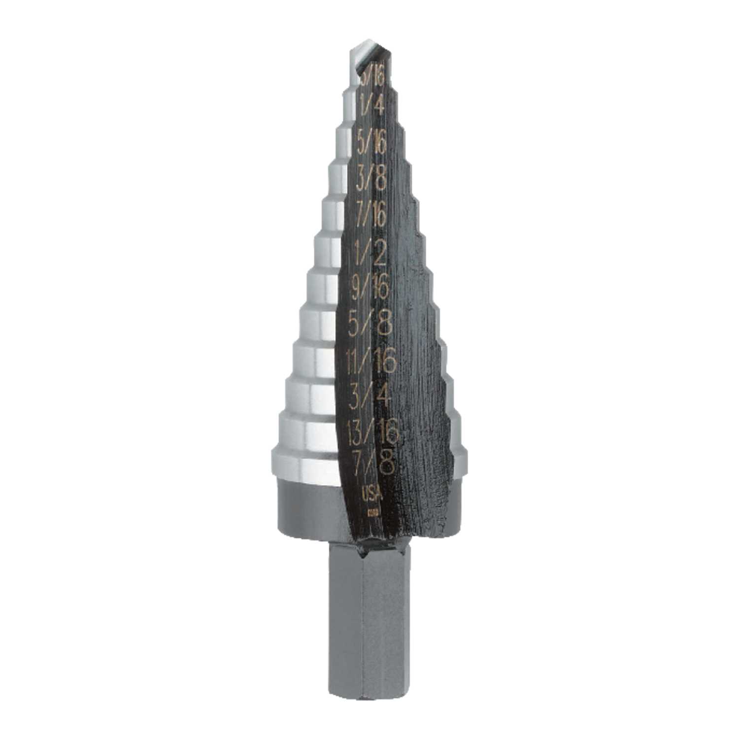 Irwin Unibit 3/16 7/8 in. Dia. x 6 in. L High Speed Steel Step Drill