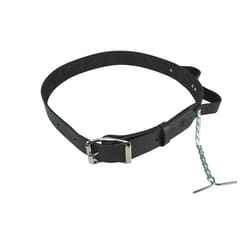 Klein Tools Leather Electrician's Tool Belt 54 in. L X 1.5 in. H Black 38 in to 46 in.