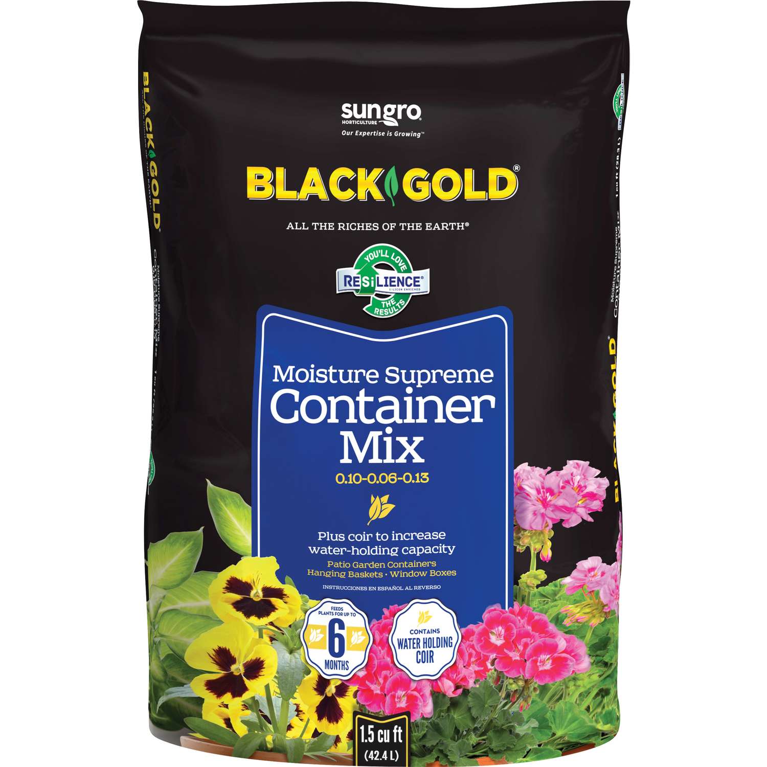 Black Gold Moisture Supreme 0.10-0.06-0.13 Container Mix 1 ...