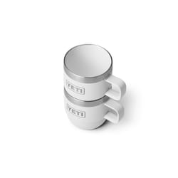 YETI Rambler 6 oz Espresso White BPA Free Insulated Tumbler