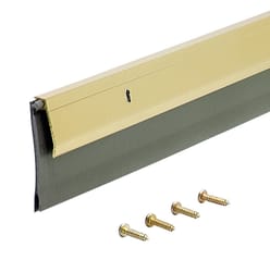 M-D Building Products Gold Aluminum/Vinyl Sweep For Doors 36 in. L X 2.13 in.