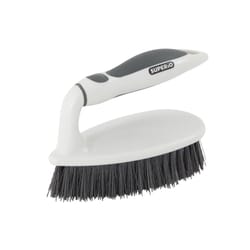 Superio Brand 6 in. W Stiff Bristle Rubber Handle Scrub Brush