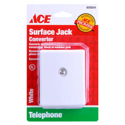 Ace 1-Jack Phone Jack Surface-Mount