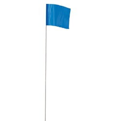 Empire 21 in. Blue High visibility Stake Flags Plastic 100 pk