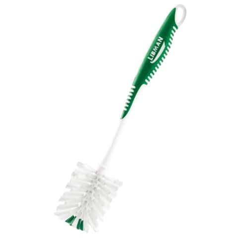 O-Cedar Power Tip Bottle Brush, Odor Resistant, Long Handle 