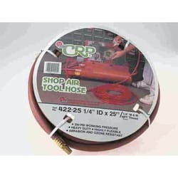 Thermoid 25 ft. L X 1/4 in. D EPDM Rubber Shop Air Tool Hose 250 psi Red