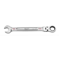 Milwaukee MAXBITE 11/16 in. X 11/16 in. 12 Point SAE Flex Head Combination Wrench 1.52 in. L 1 pc
