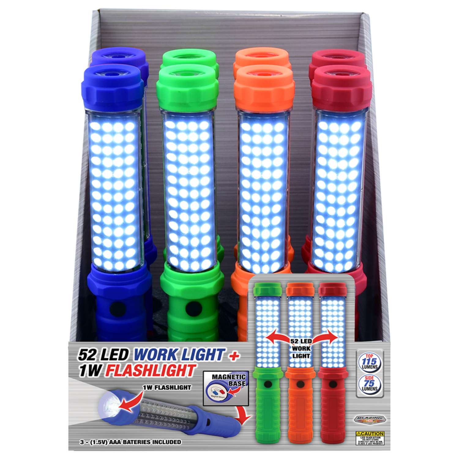 Blazing LEDz Assorted LED Flashlight AAA Battery Ace Hardware