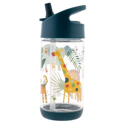 Stephen Joseph Flip Top 12 oz Green BPA Free Zoo Kids Water Bottle