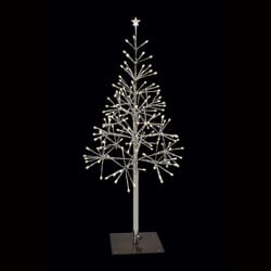 Holiday Bright Lights LED Warm White 30 in. Lighted Shimmering Tree Yard Decor
