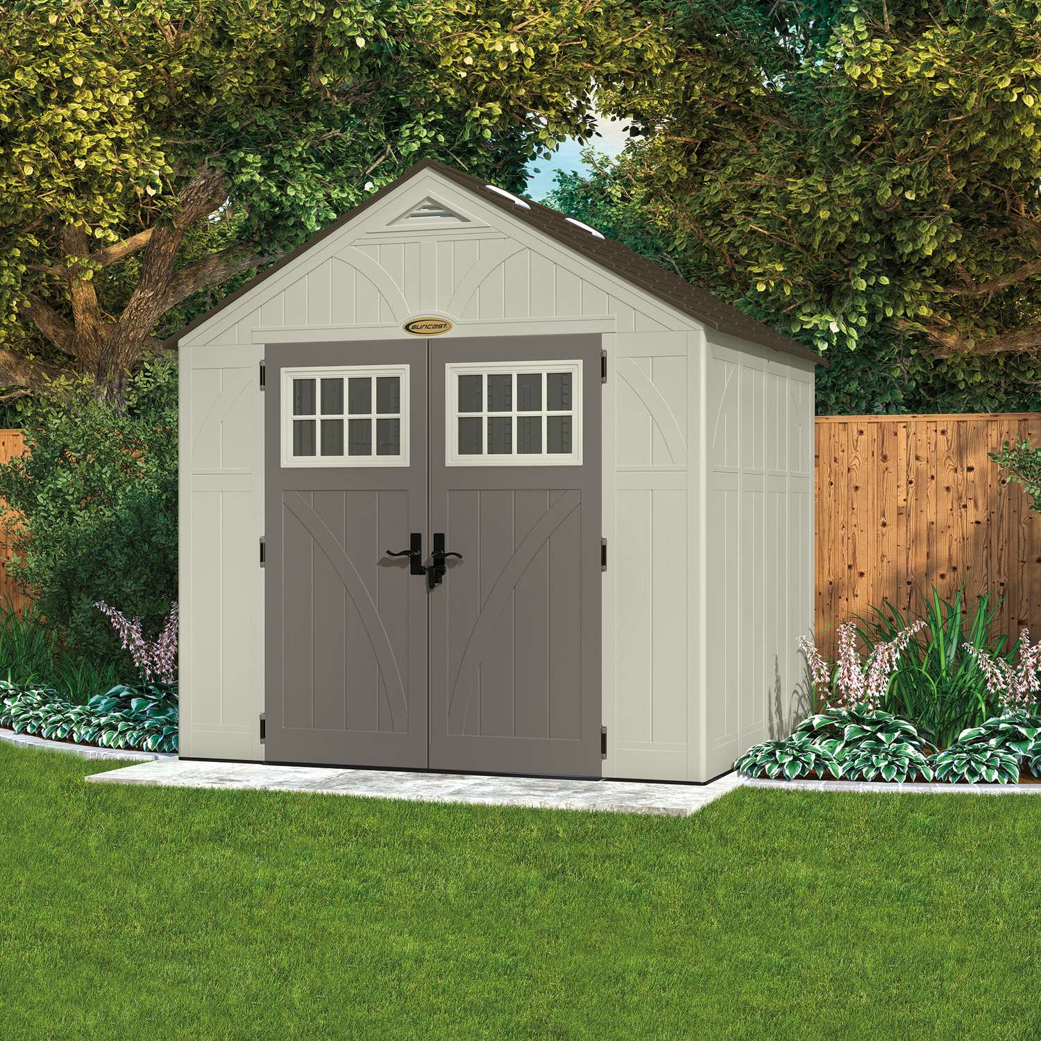 Big Max Vertical Storage Shed with Accessory Kit