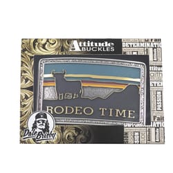 Montana Silversmiths Dale Brisby Rodeo Time Multicolored Belt Buckle