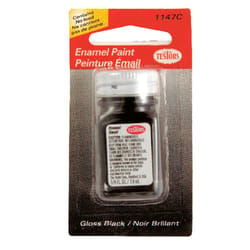 Testors Gloss Black Hobby Paint 0.25 oz