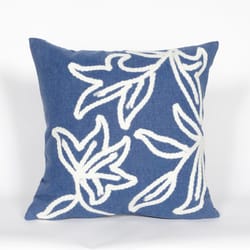 Liora Manne Visions I Blue Windsor Polyester Throw Pillow 20 in. H X 2 in. W X 20 in. L
