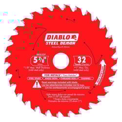 Diablo Steel Demon 5-7/8 in. D X 20 mm TiCo Hi-Density Carbide Metal Saw Blade 32 teeth 1 pk