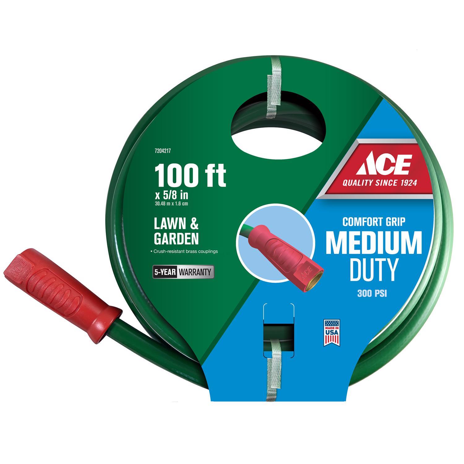Ace Comfort Grip 5/8 in. D X 100 ft. L Medium Duty Garden